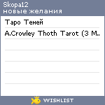 My Wishlist - skopa12