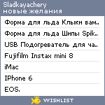 My Wishlist - sladkayachery