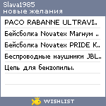 My Wishlist - slava1985