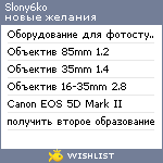 My Wishlist - slony6ko