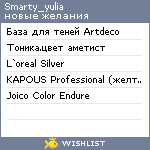 My Wishlist - smarty_yulia