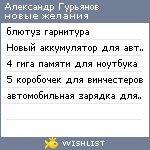 My Wishlist - snyagka