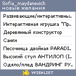 My Wishlist - sofia_maydanevich