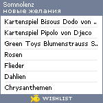 My Wishlist - somnolenz