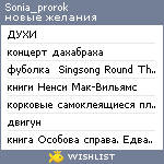 My Wishlist - sonia_prorok