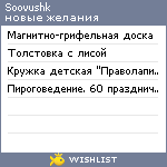 My Wishlist - soovushk