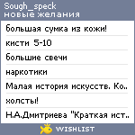 My Wishlist - sough_speck