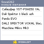 My Wishlist - sowa1262