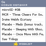 My Wishlist - spade