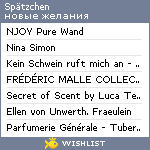 My Wishlist - spaetzchen