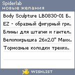 My Wishlist - spiderlab