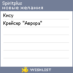 My Wishlist - spiritplus