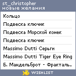 My Wishlist - st_christopher