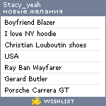 My Wishlist - stacy_yeah