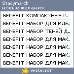 My Wishlist - stacymarch