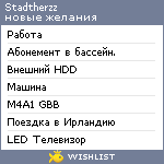 My Wishlist - stadtherzz