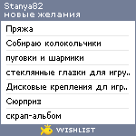 My Wishlist - stanya82