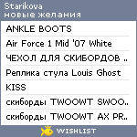 My Wishlist - starikova