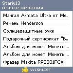 My Wishlist - stariy13