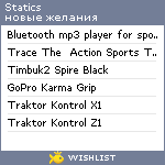 My Wishlist - statics