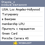 My Wishlist - staysia_s