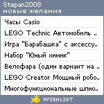 My Wishlist - stepan2008