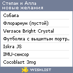 My Wishlist - stepan_alla