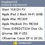 My Wishlist - stephenvxi