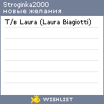 My Wishlist - stroginka2000