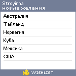 My Wishlist - stroyinna