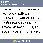 My Wishlist - stsgt