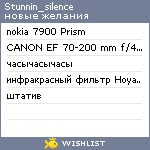 My Wishlist - stunnin_silence