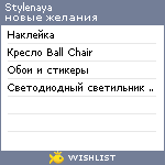 My Wishlist - stylenaya