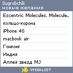 My Wishlist - sugrobchik