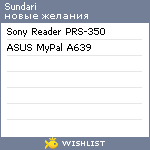 My Wishlist - sundari