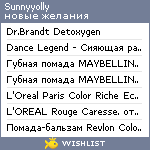 My Wishlist - sunnyyolly