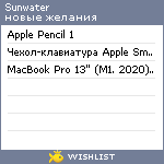 My Wishlist - sunwater