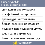 My Wishlist - superirynchik