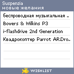 My Wishlist - suspenzia