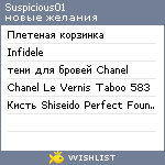 My Wishlist - suspicious01