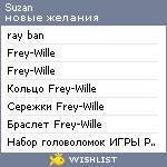 My Wishlist - suzan