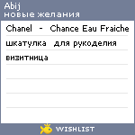 My Wishlist - sv_nikonova