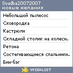 My Wishlist - svadba20072007