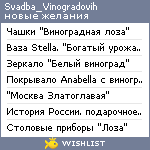 My Wishlist - svadba_vinogradovih