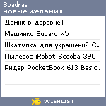 My Wishlist - svadras