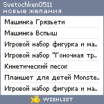 My Wishlist - svetochken0511