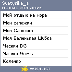 My Wishlist - svetysika_a