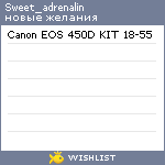 My Wishlist - sweet_adrenalin