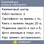 My Wishlist - sweetenkaya