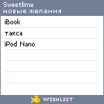 My Wishlist - sweetlime